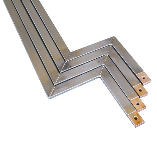 Titanium clad copper